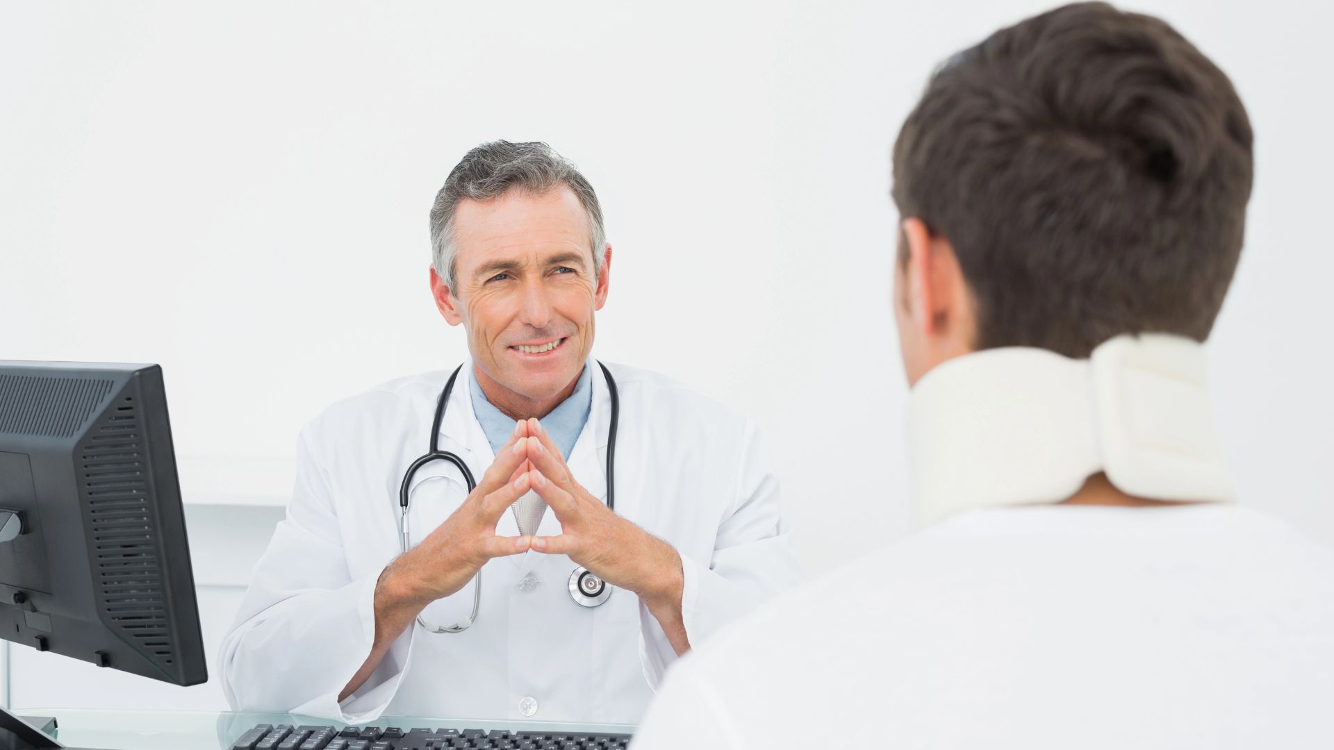 A man visiting Chandler TMS Clinic