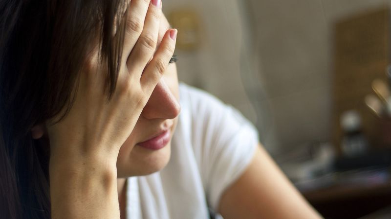 young woman suffering with depression