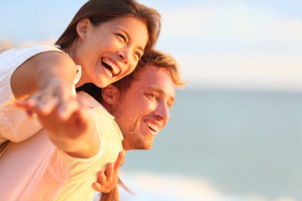 joyful couple