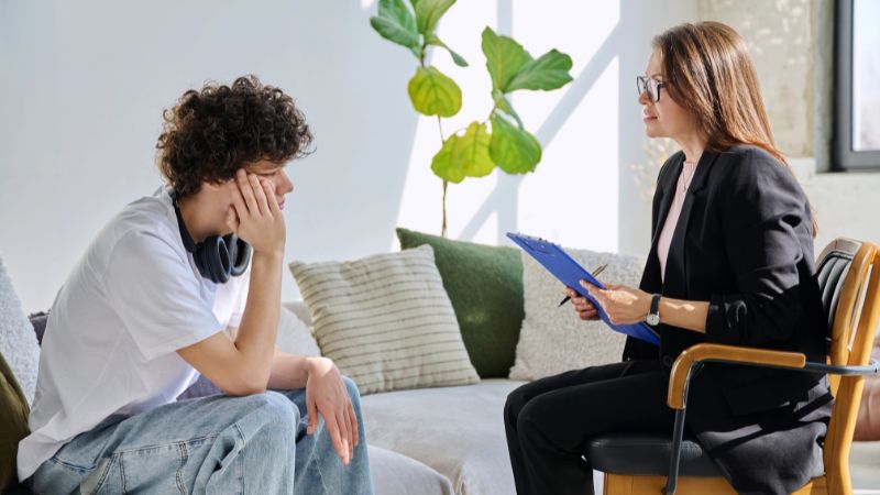 psychiatrist counselor office