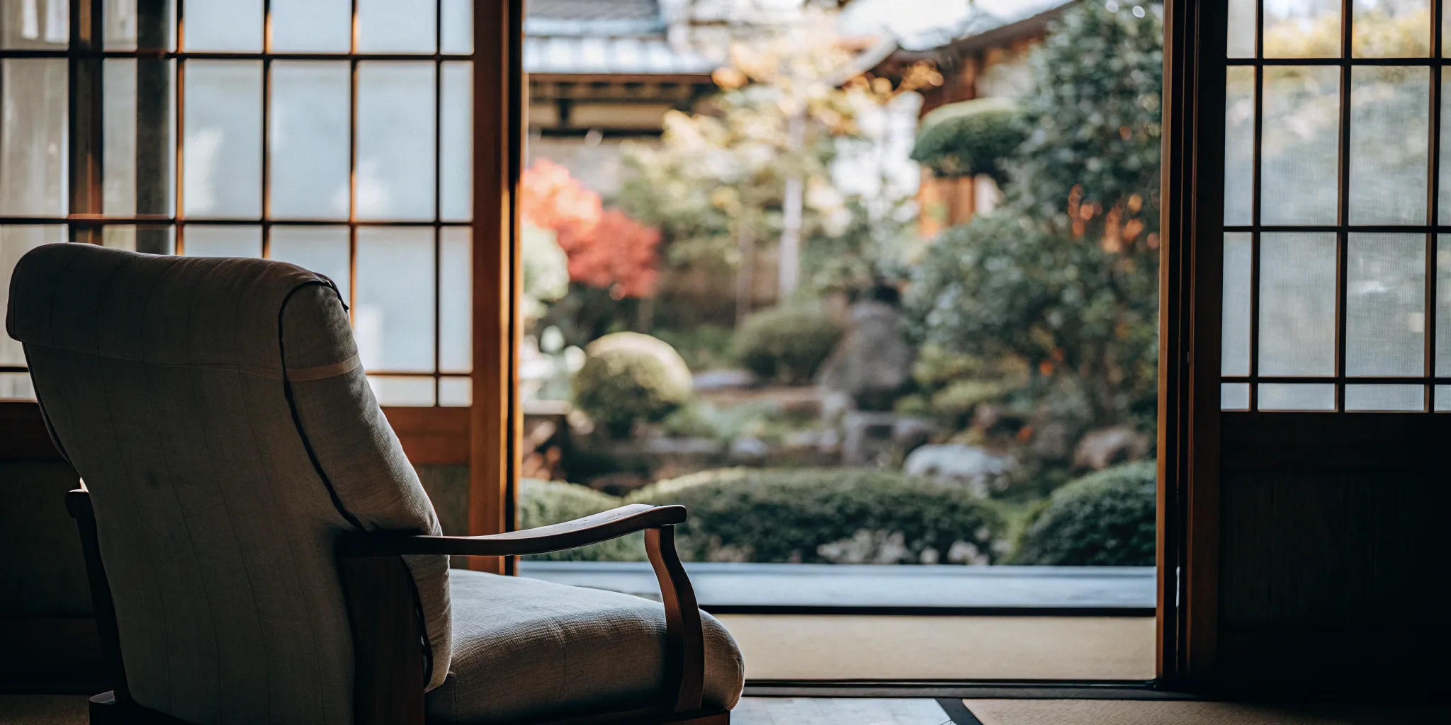 A comfortable chair in a peaceful room for a patient receiving accelerated TMS therapy.