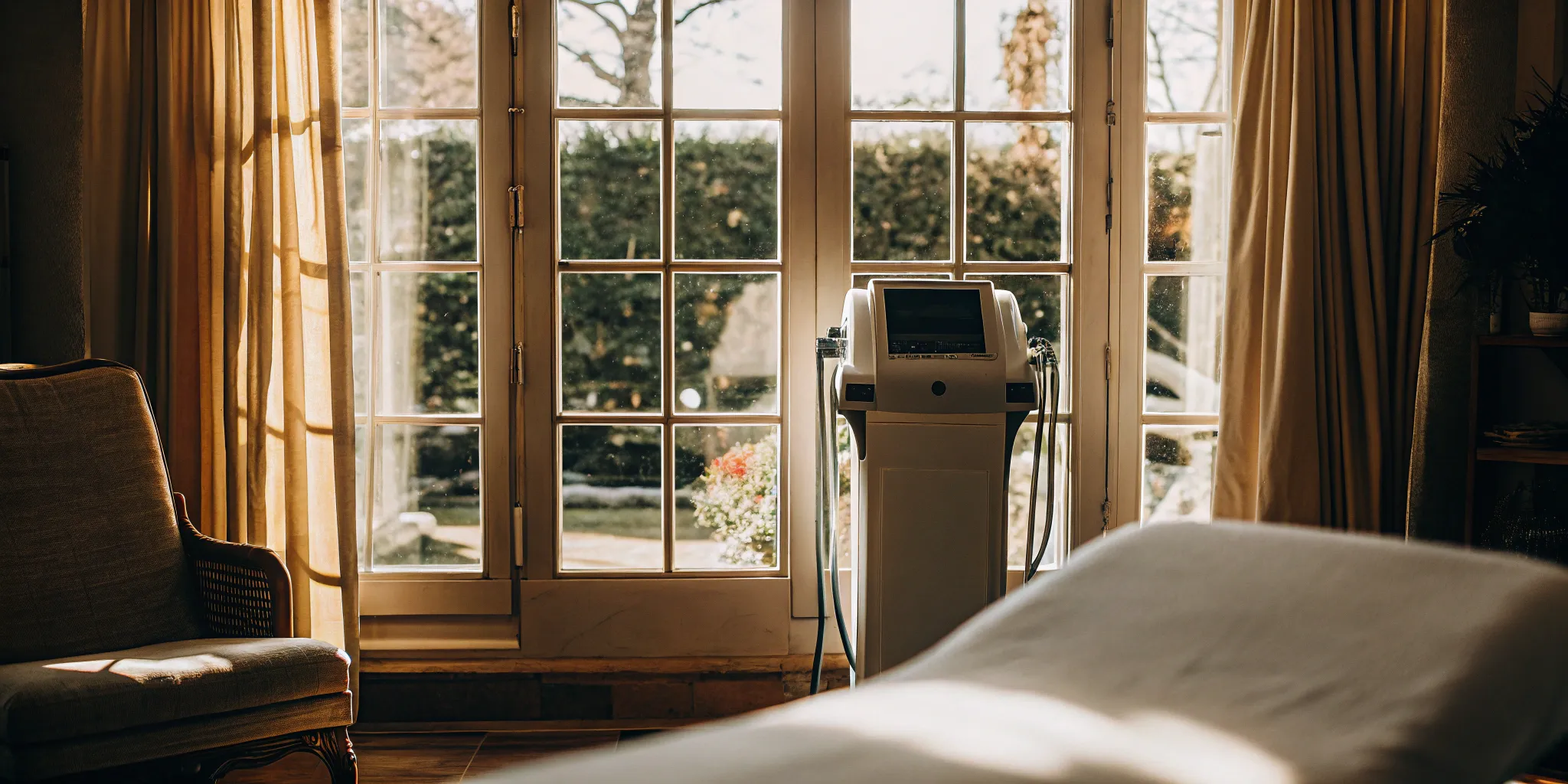 A TMS machine for anxiety treatment, a key factor in the cost of transcranial magnetic stimulation.