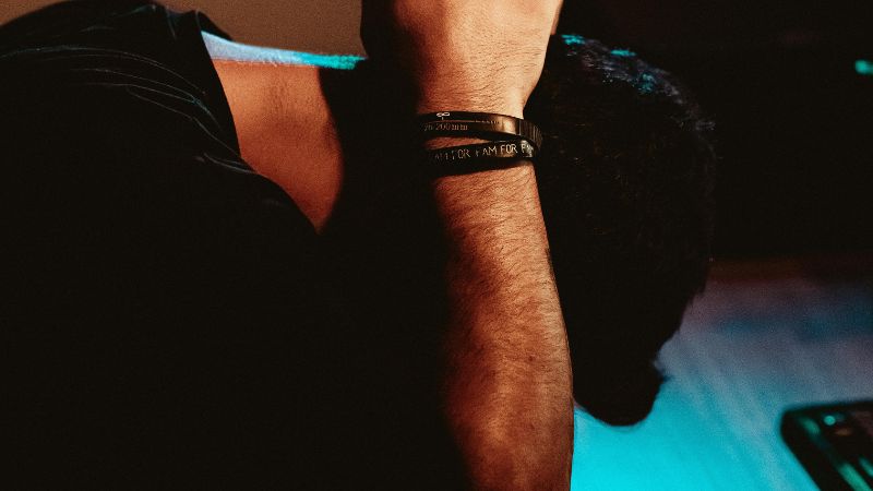 Troubled Distressed Man