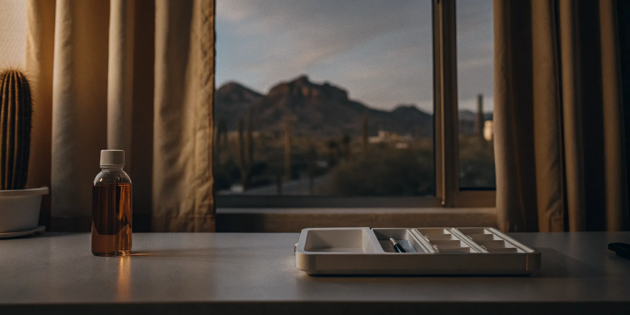 A pill organizer for managing anxiety medication in Phoenix.