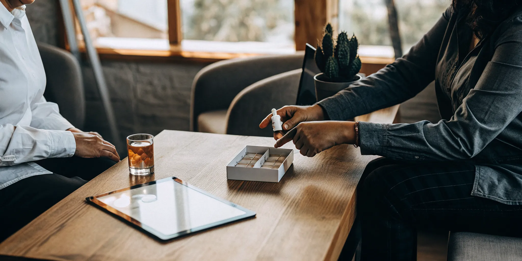 A provider and patient plan depression medication management at a Scottsdale clinic.