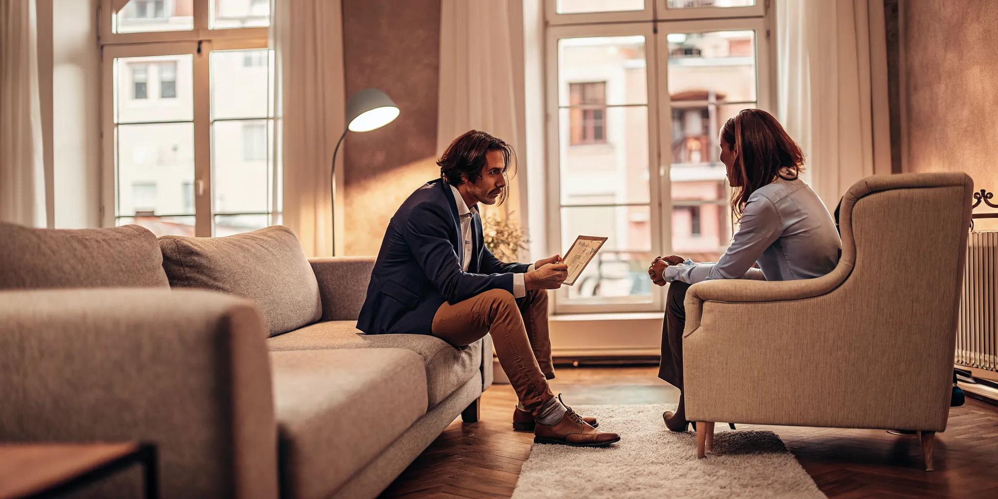 A psychiatrist for bipolar disorder discussing a treatment plan with a patient.