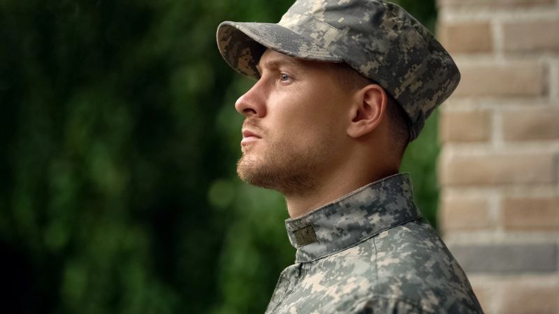 Army soldier facing reality of duty