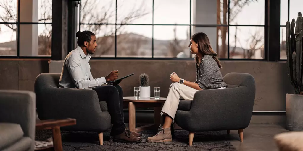A person receiving counseling for major depressive disorder treatment in Scottsdale.