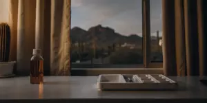 A pill organizer for managing anxiety medication in Phoenix.