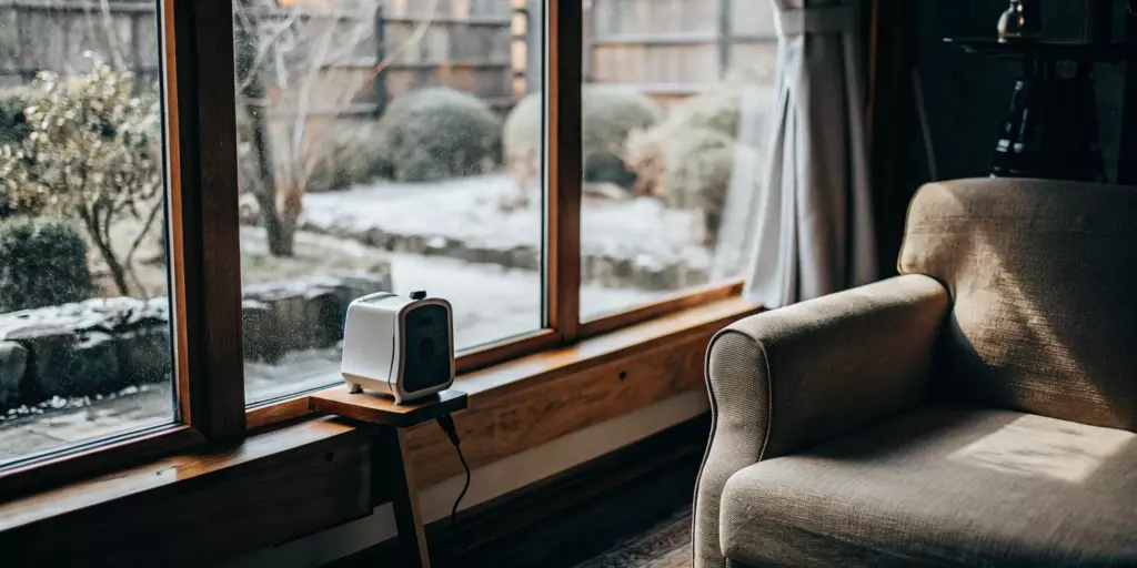 A serene room setting for deciding between TMS vs ECT for anxiety.