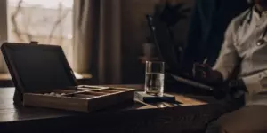 A pill organizer used for daily medication management for mental health.