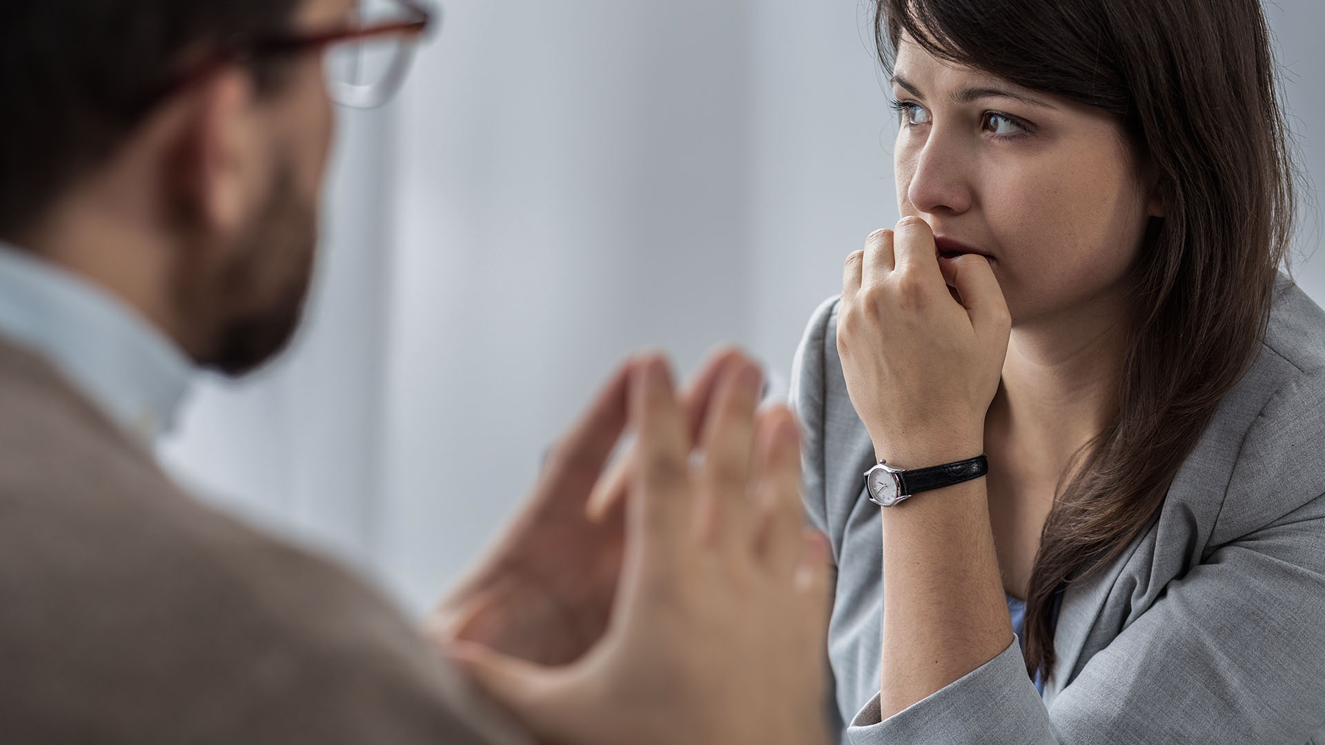 young woman undergoing therapy